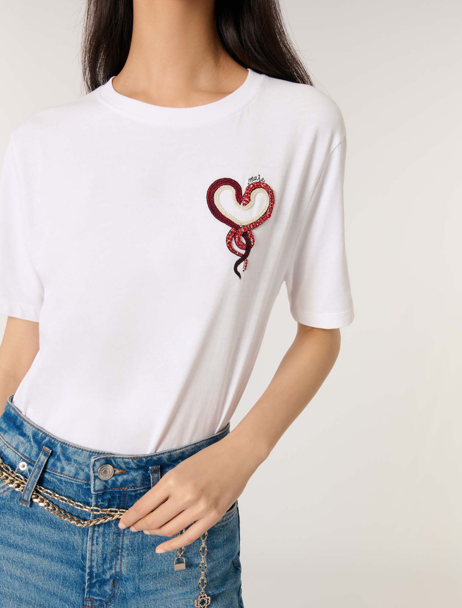 Embroidered T-shirt