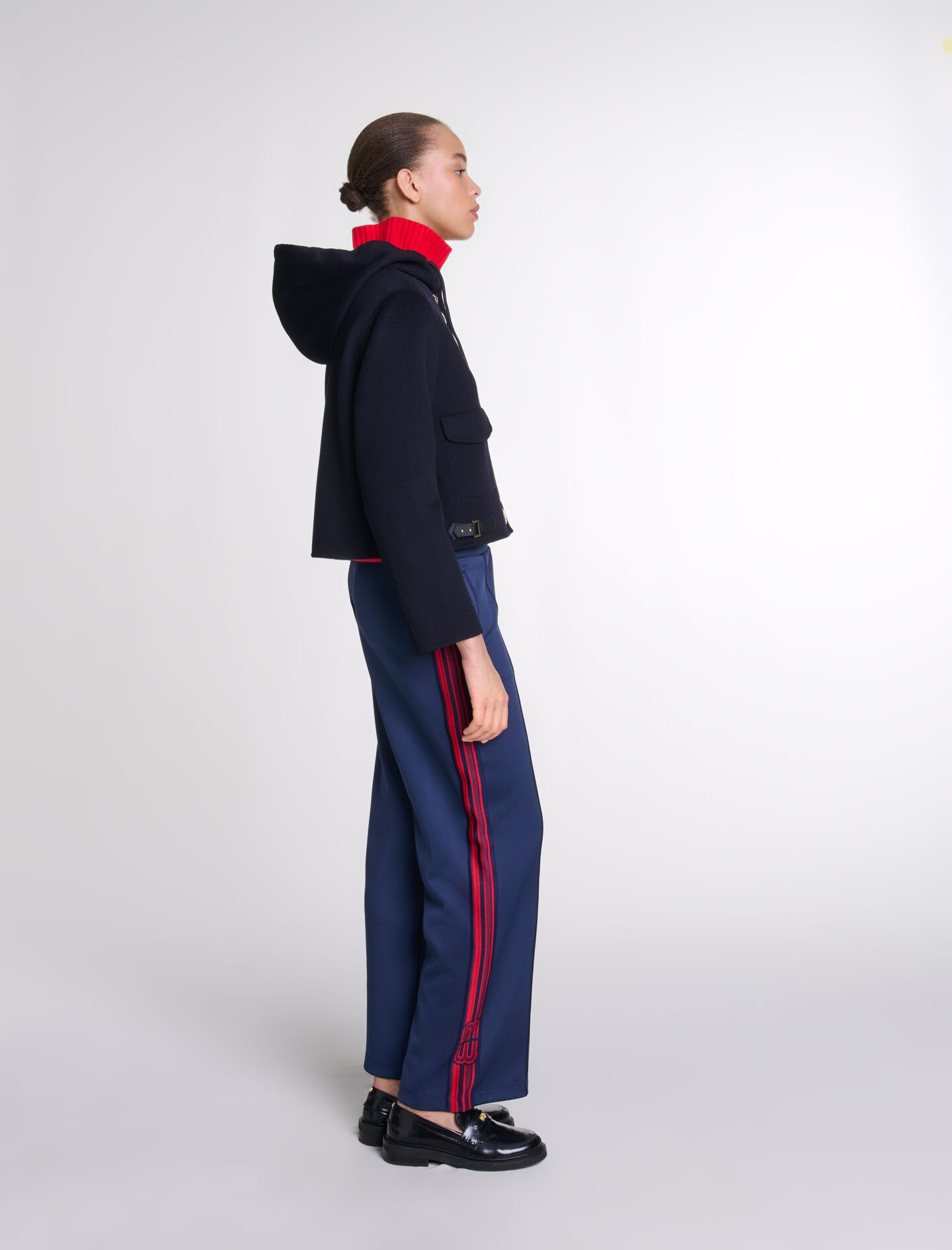 Double-faced short jacket Blue For Women | Maje