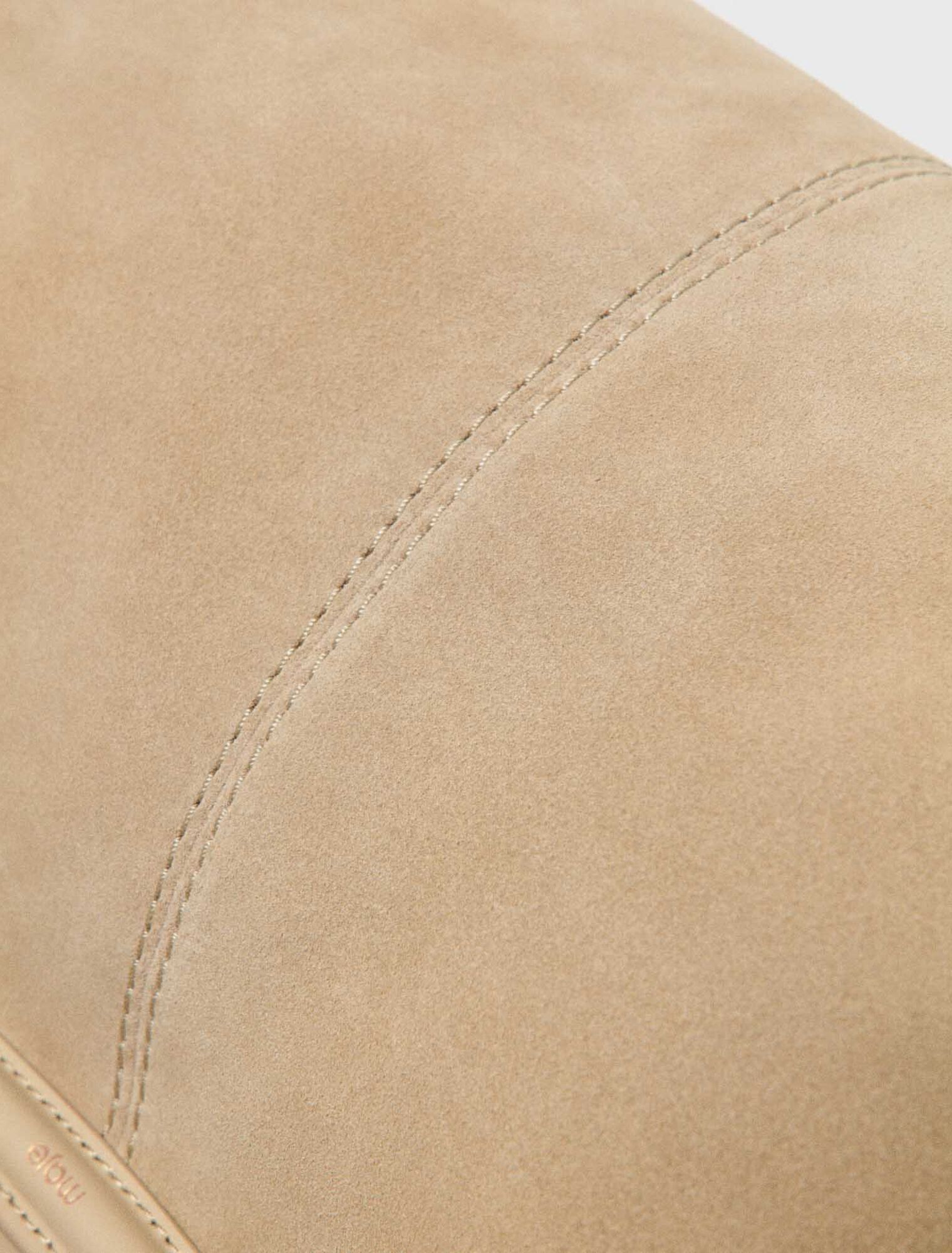 Suede Milpli tote bag