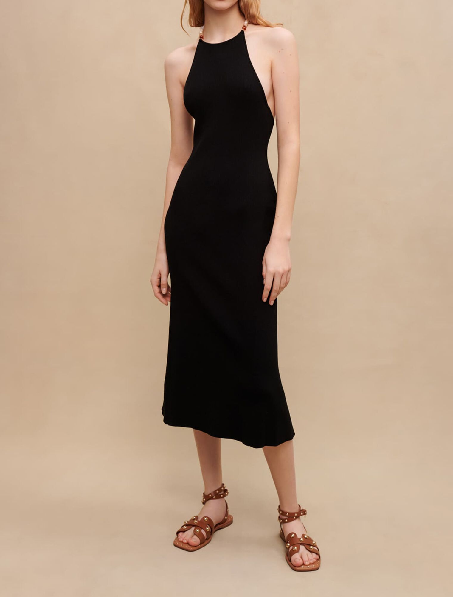 Long dress with chain detail