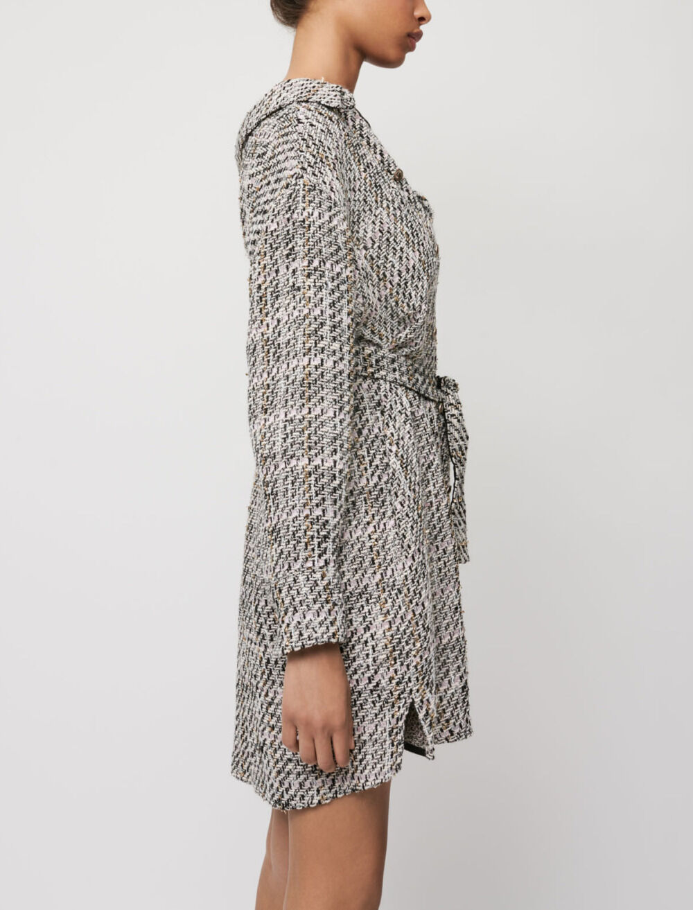 Leopold Tweed Dress brown Sサイズ Maje Short Tweed Dress | Saks Fifth Avenue