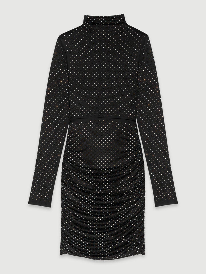 Short rhinestone dress