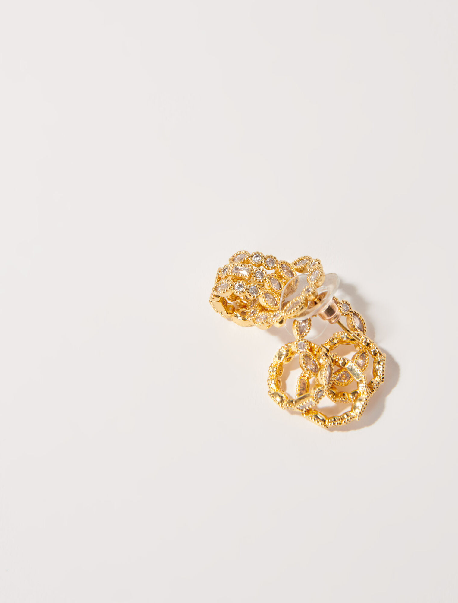 Gold earrings