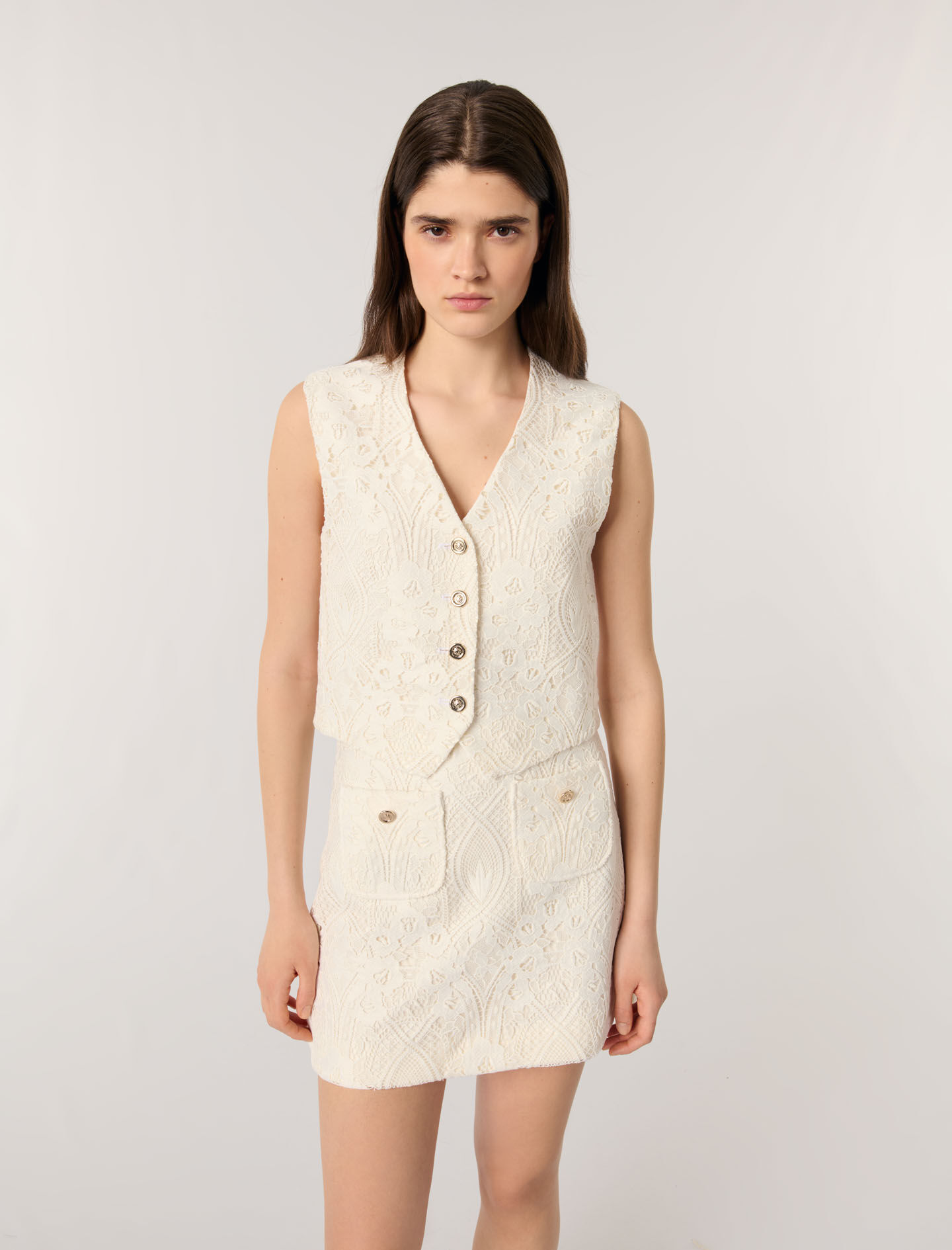 日本最大の Lace jacket White For Women | Maje トップス