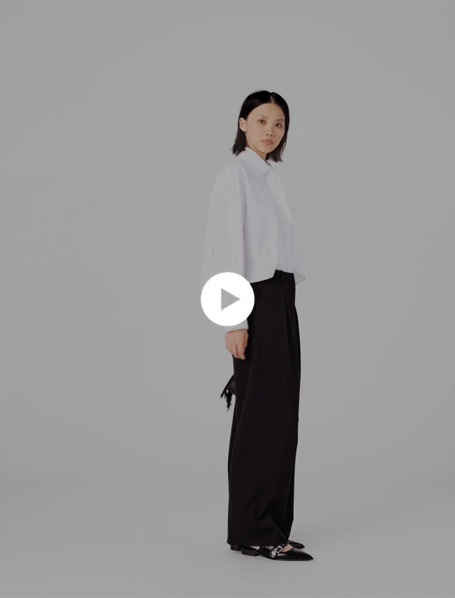 Balloon suit trousers