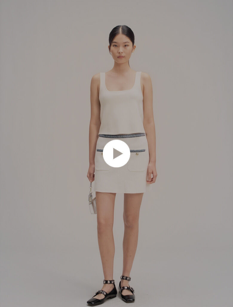 【josemoon】MA-1 LIKE MINI SKIRT (ベージュ) MA-1 LIKE MINI SKIRT(36 BEIGE): BOTTOMSjosemoon