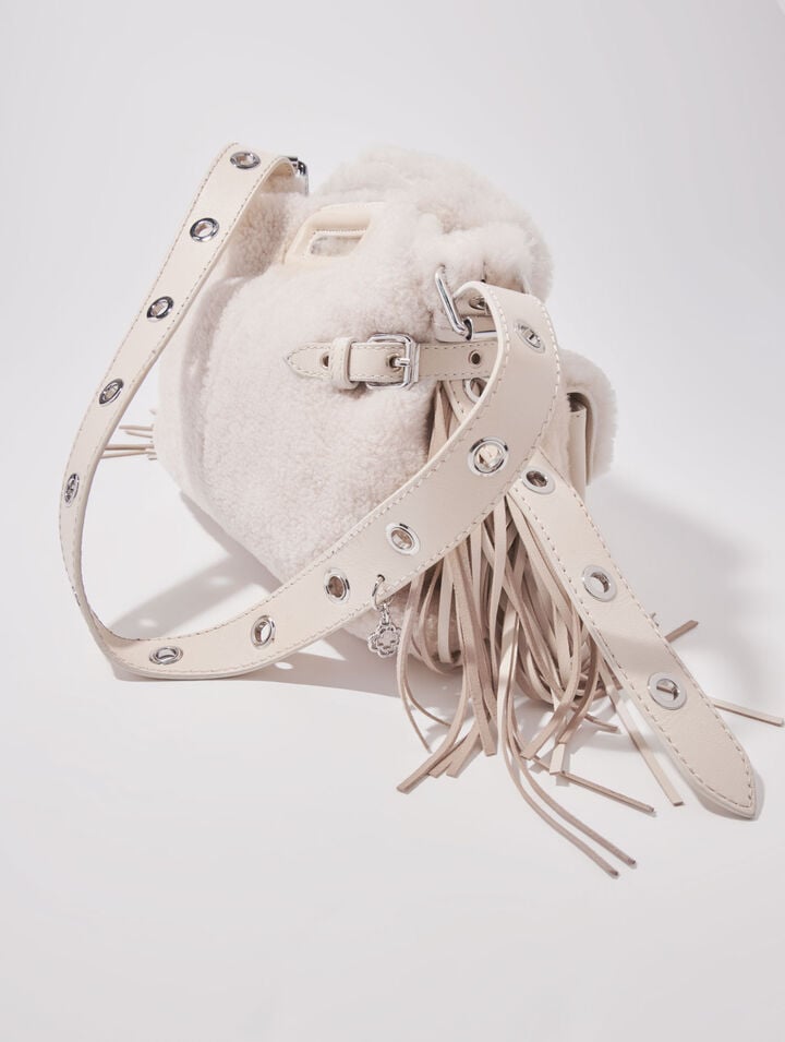 Miss M Mini faux fur cargo bag