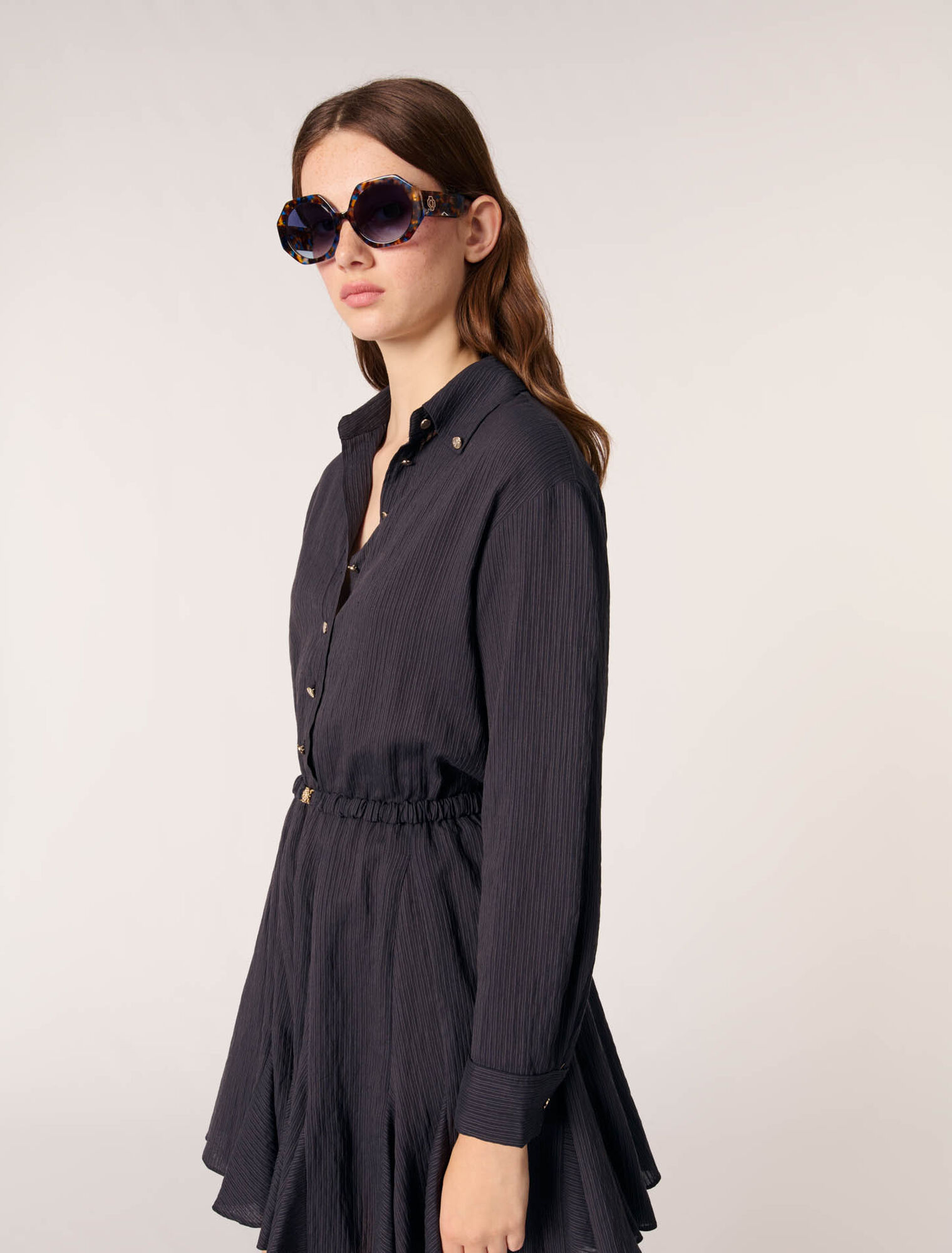 Mini crepe dress