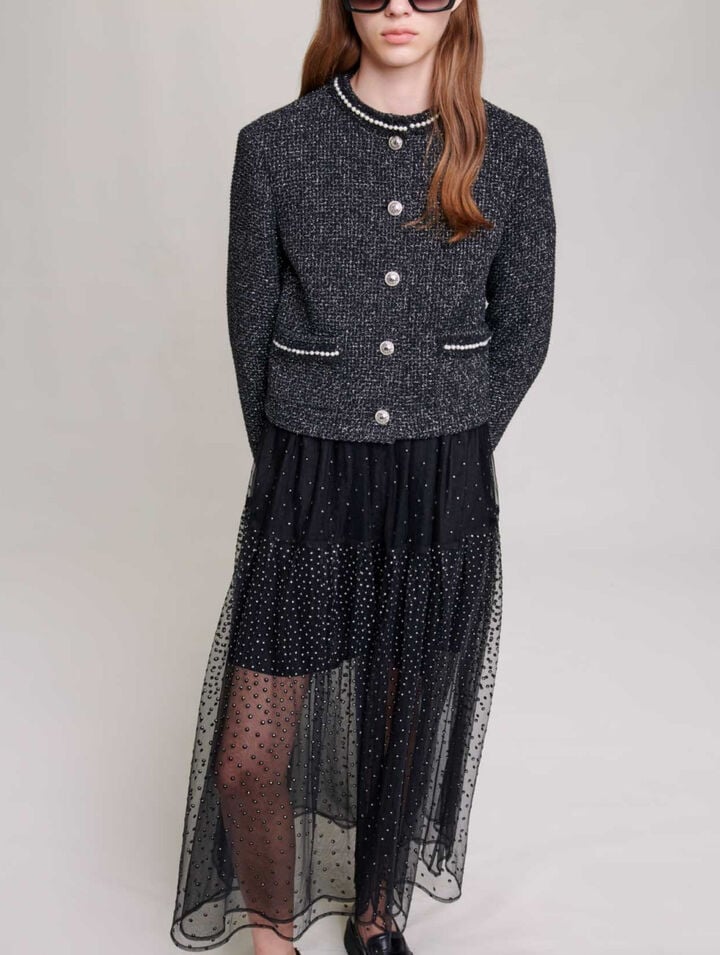 Short beaded jacket