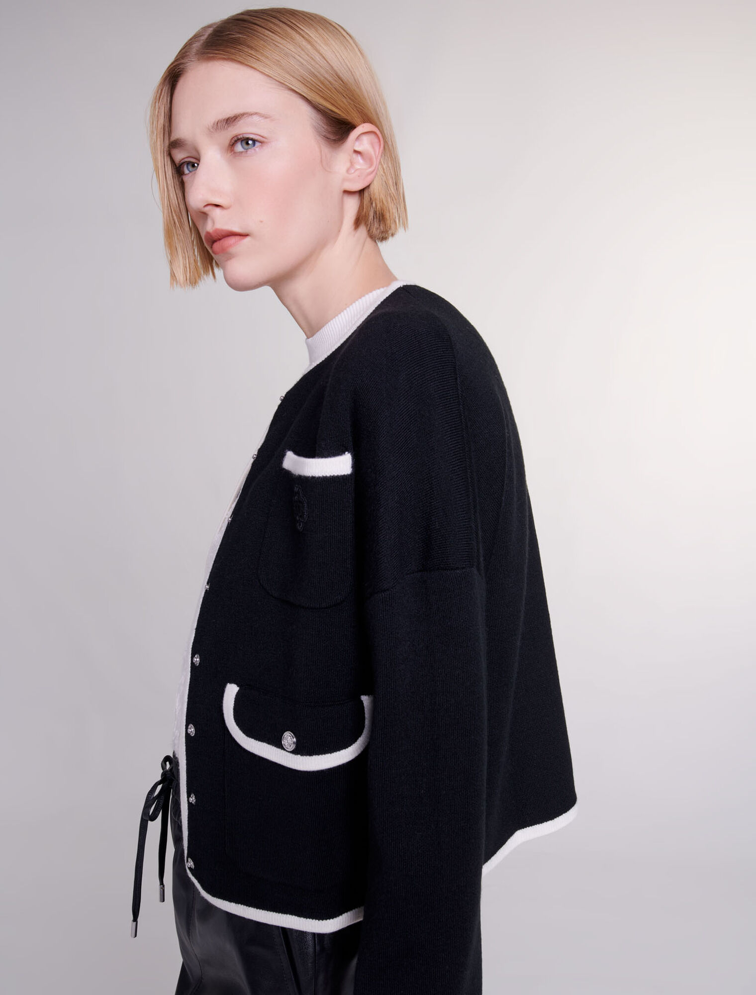 Knit cardigan