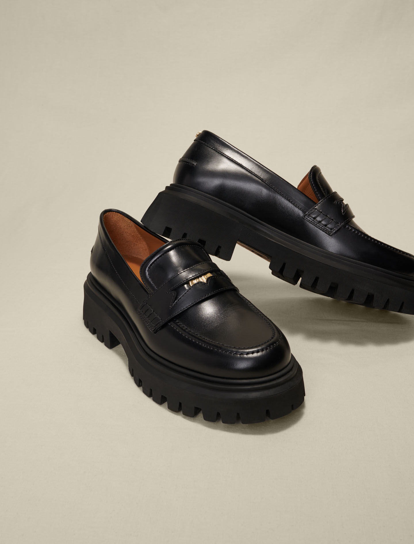 Womens black platform loafers new arrivals