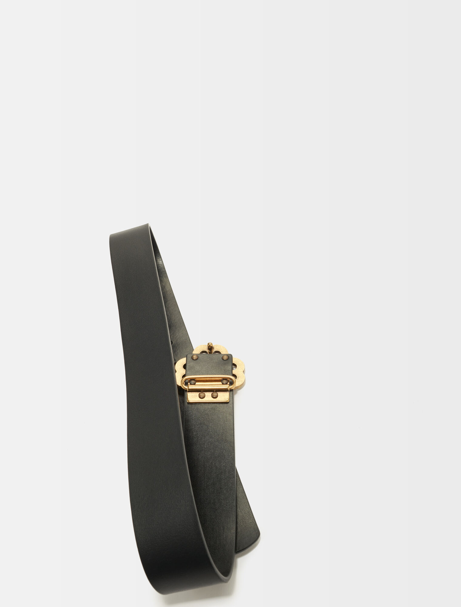 Maje Clover belt with rhinestones