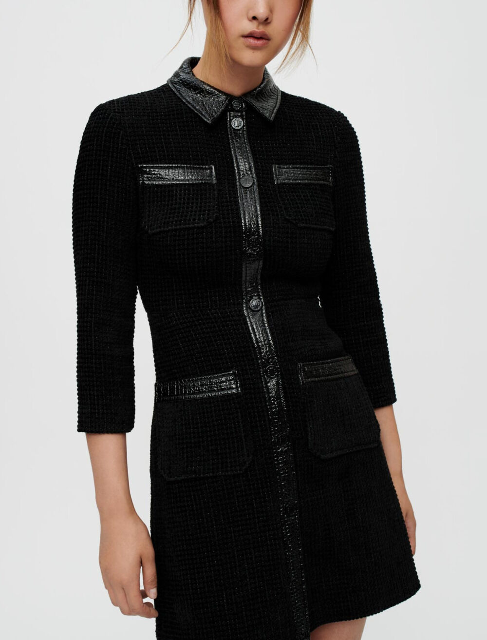 Maje tweed style straight dress shop