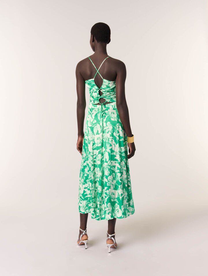 Floral patterned maxi dress