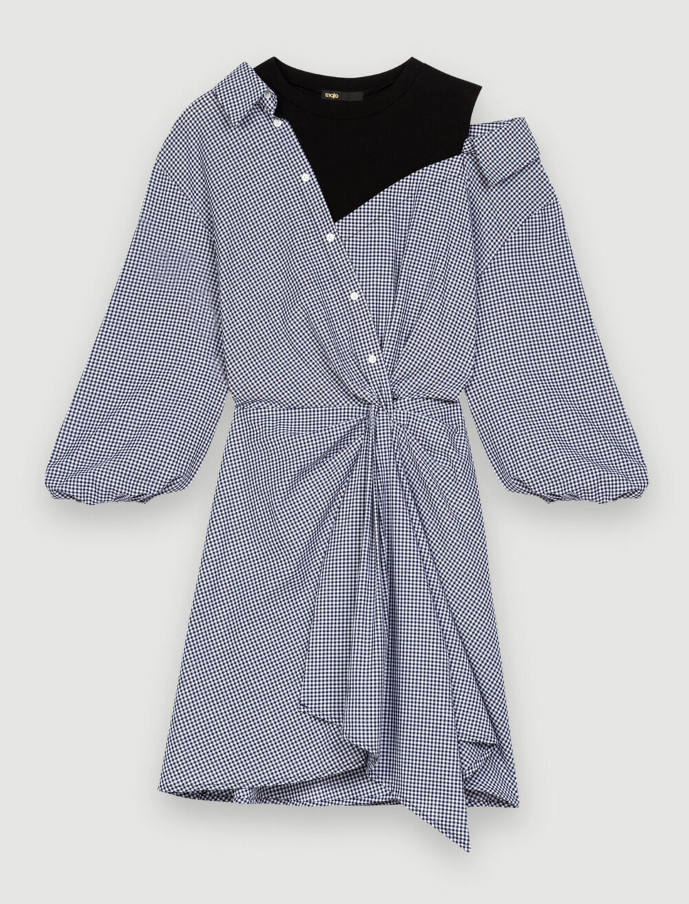 Trompe-l'oeil shirt dress