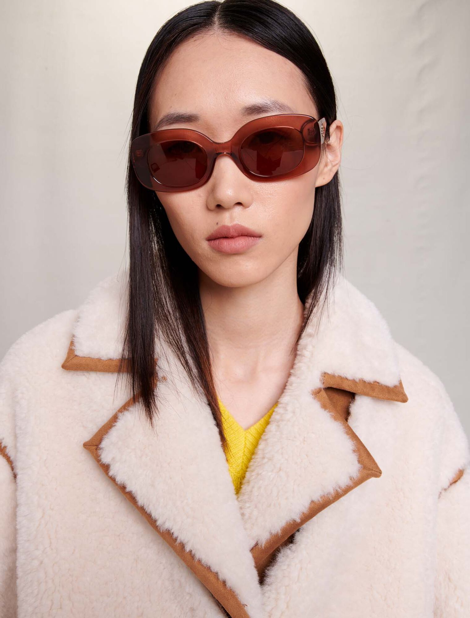 Long patchwork coat
