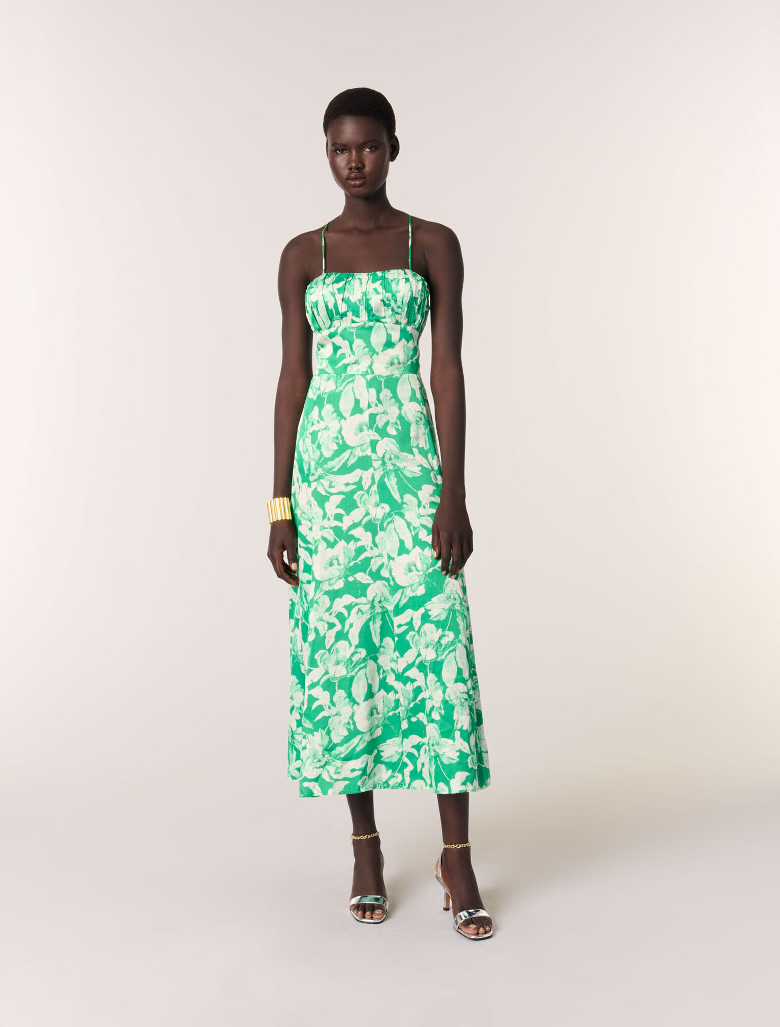 Floral patterned maxi dress