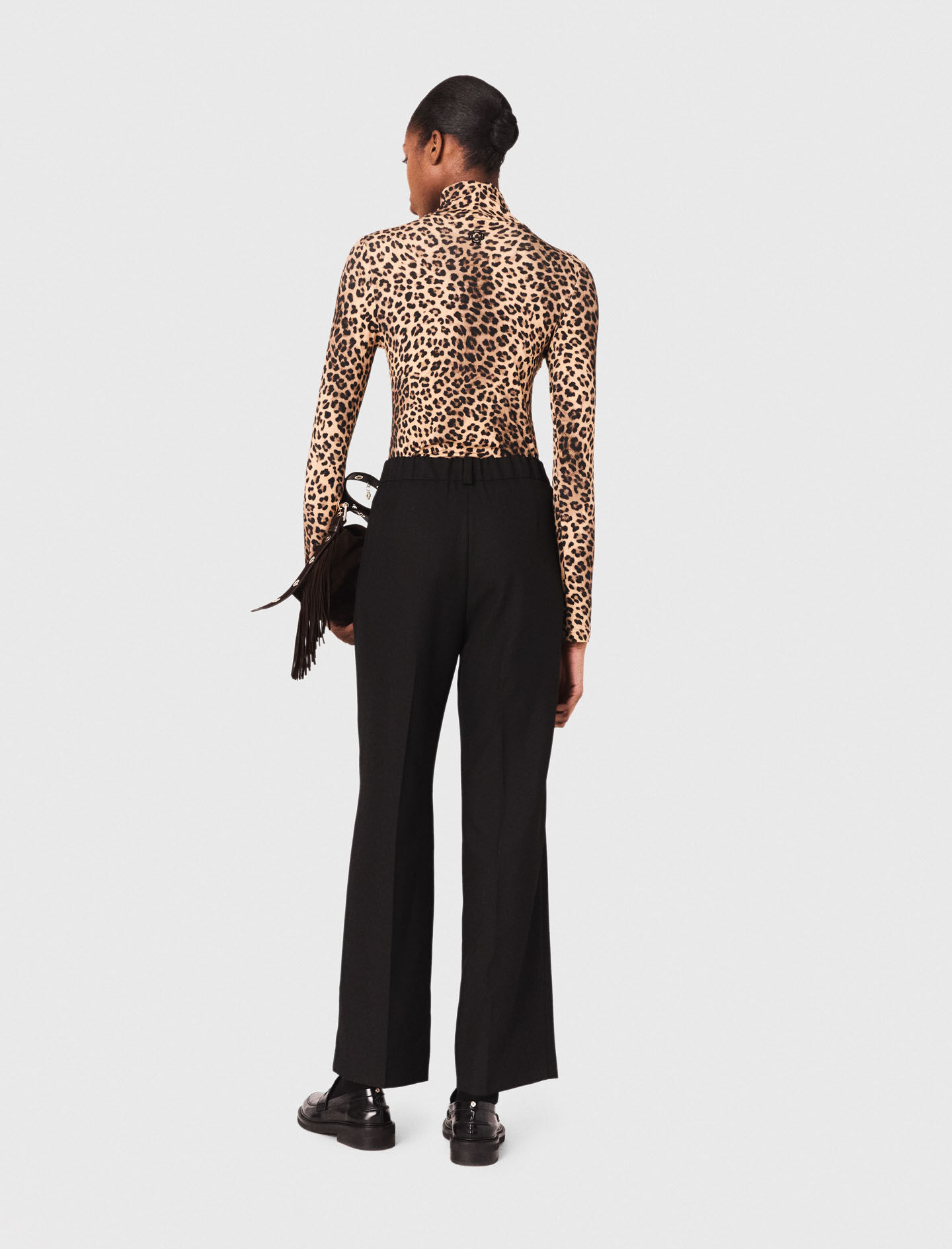 Suit trousers Black / Gray For Women | Maje
