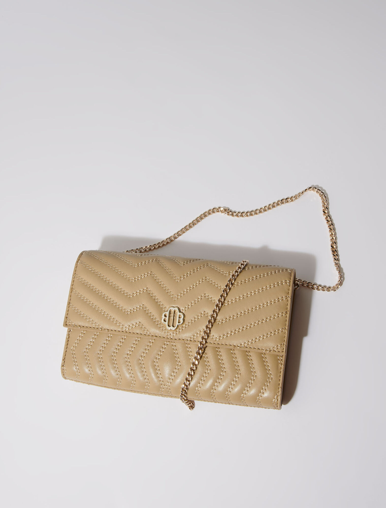 Leather wallet on chain