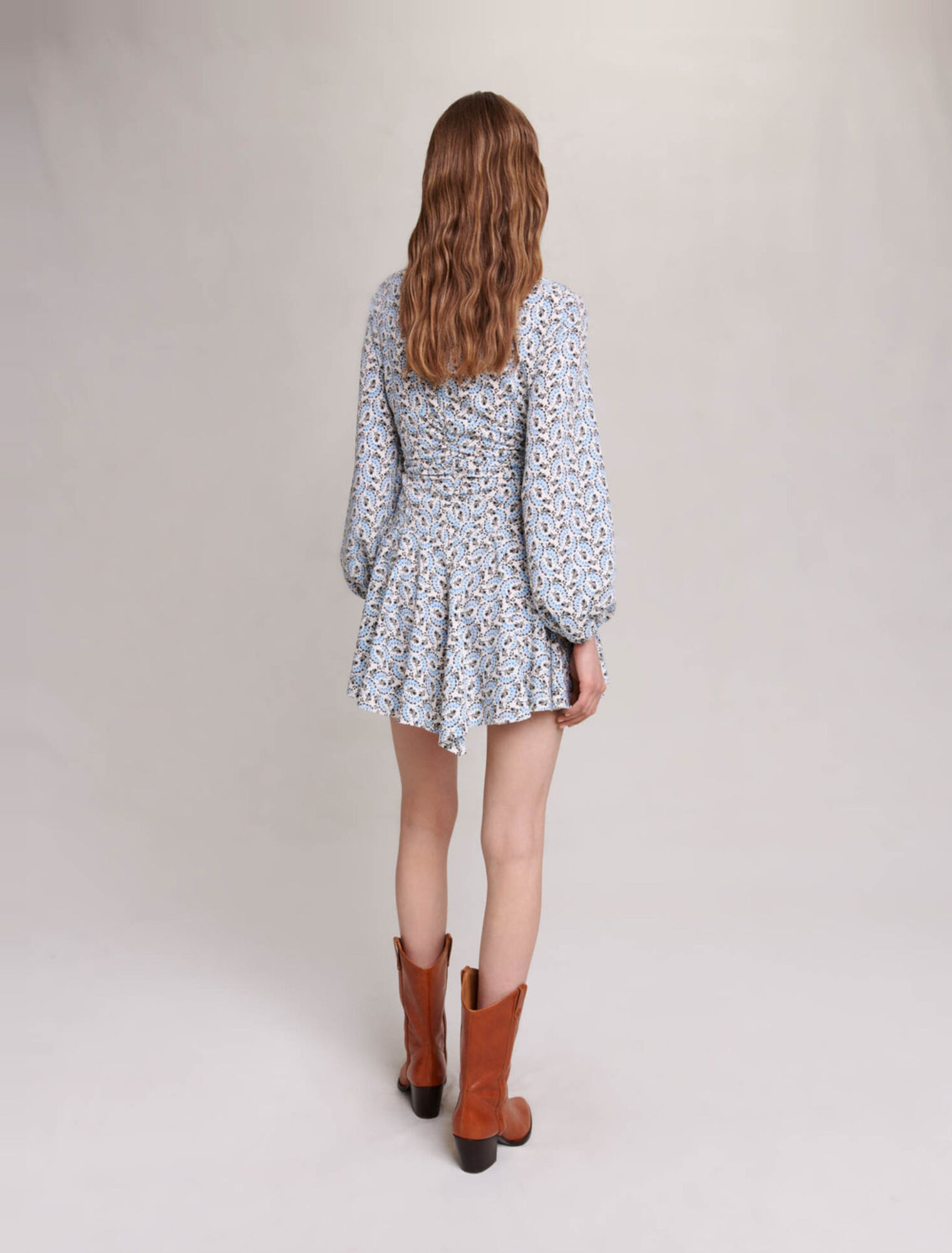 Short crepe dress
