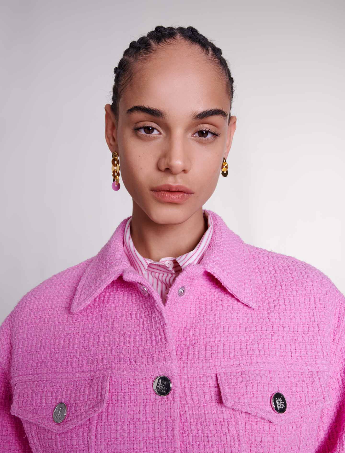 Fitted tweed jacket