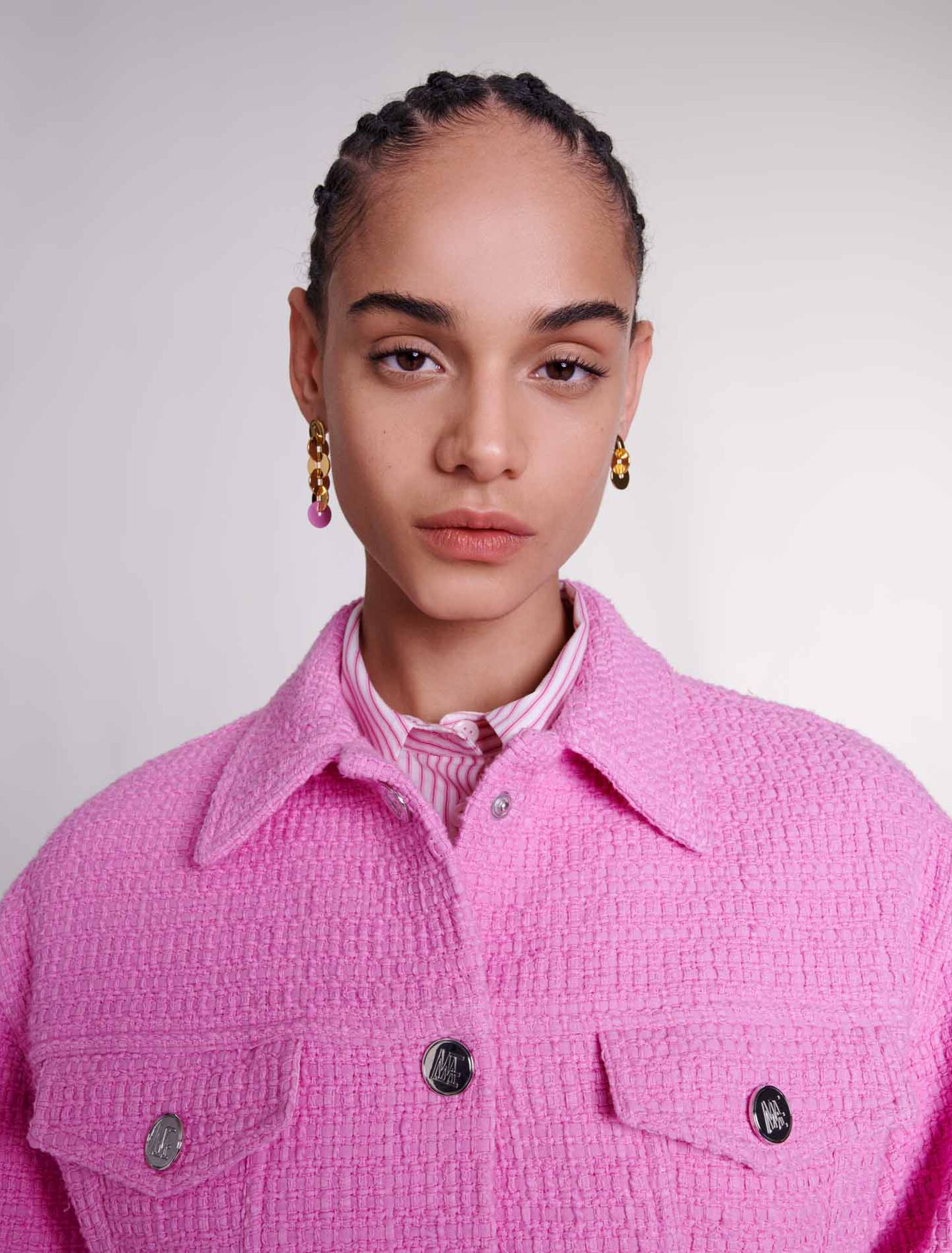 Fitted tweed jacket