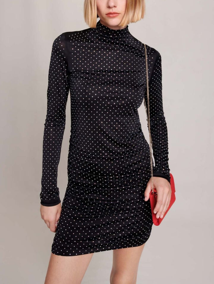 Short rhinestone dress