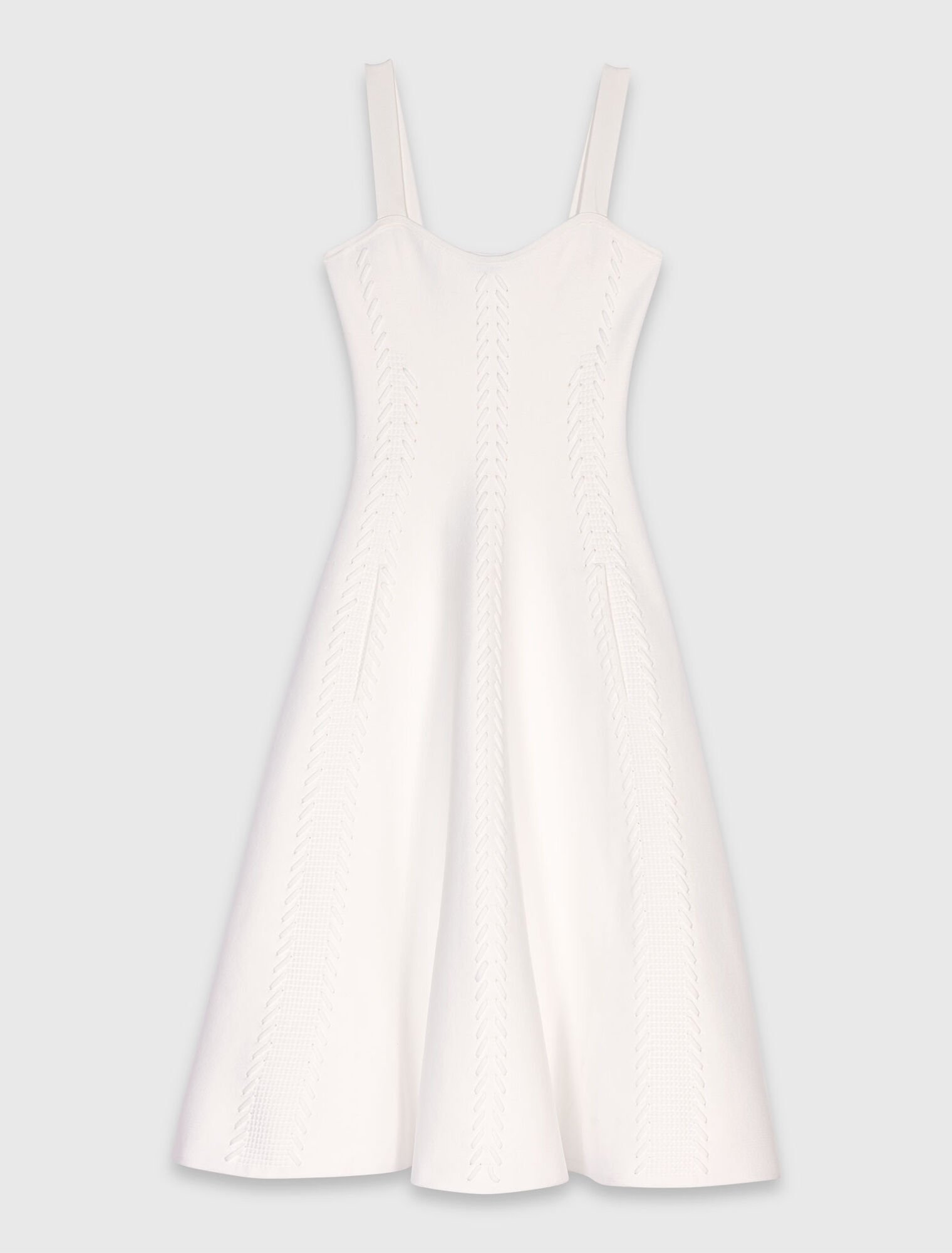 Long knit babydoll dress