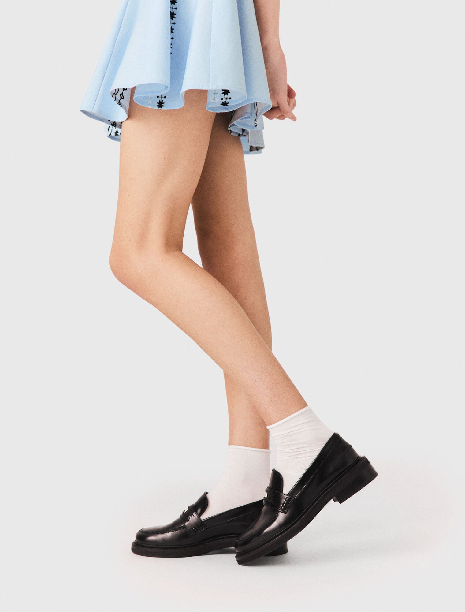 Leather loafers