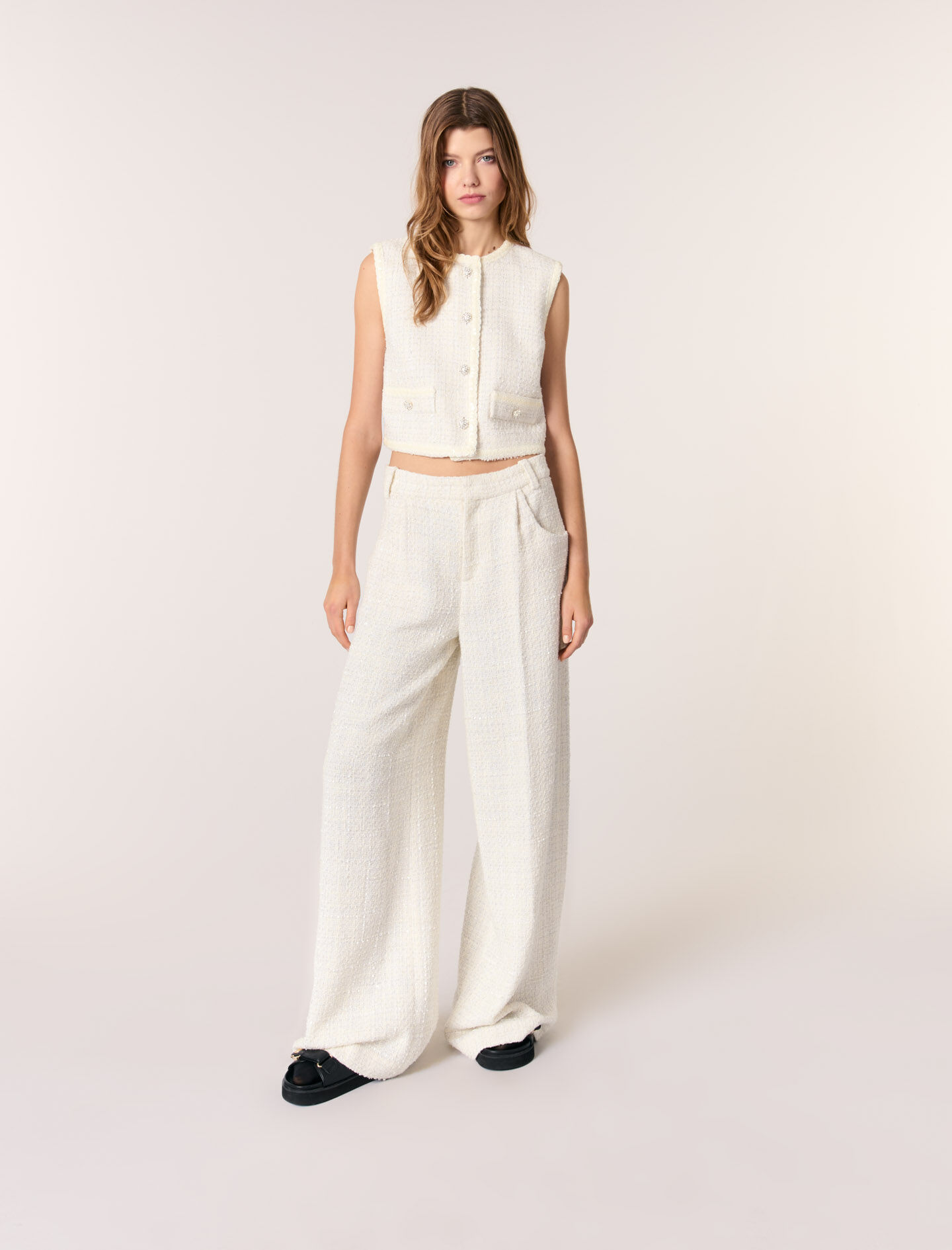 Maje white jacket clearance
