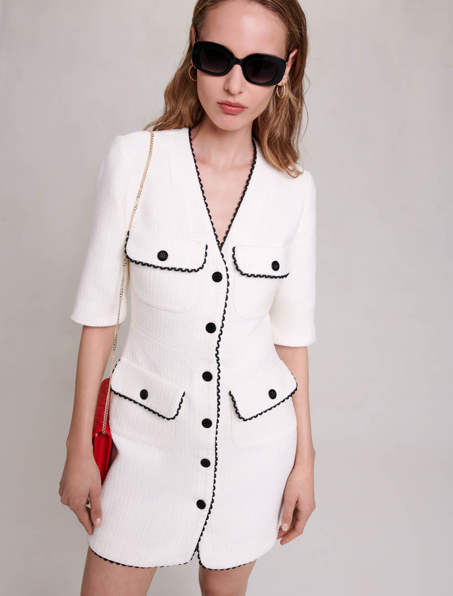 Buttoned dress
