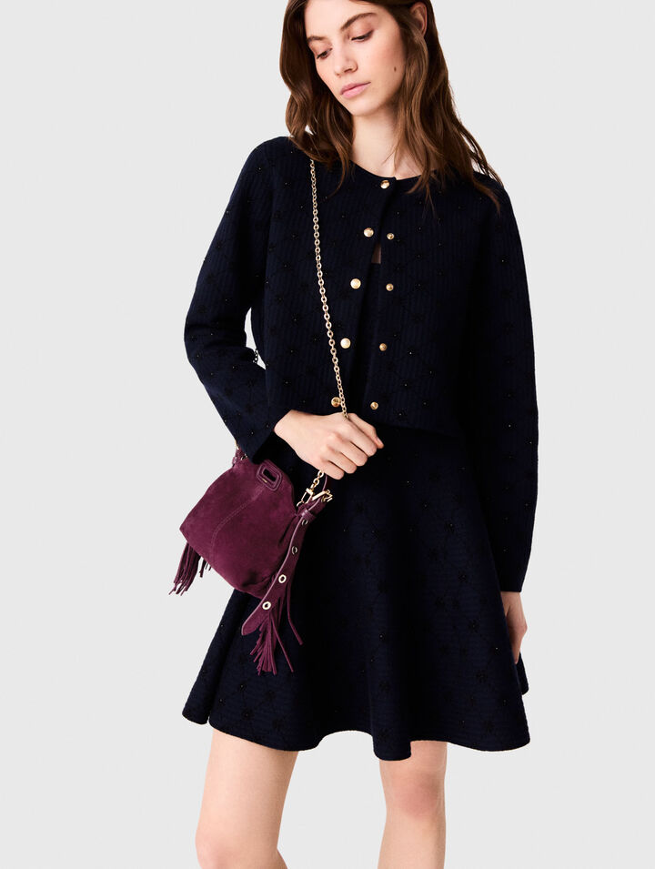 Miss M micro suede bag