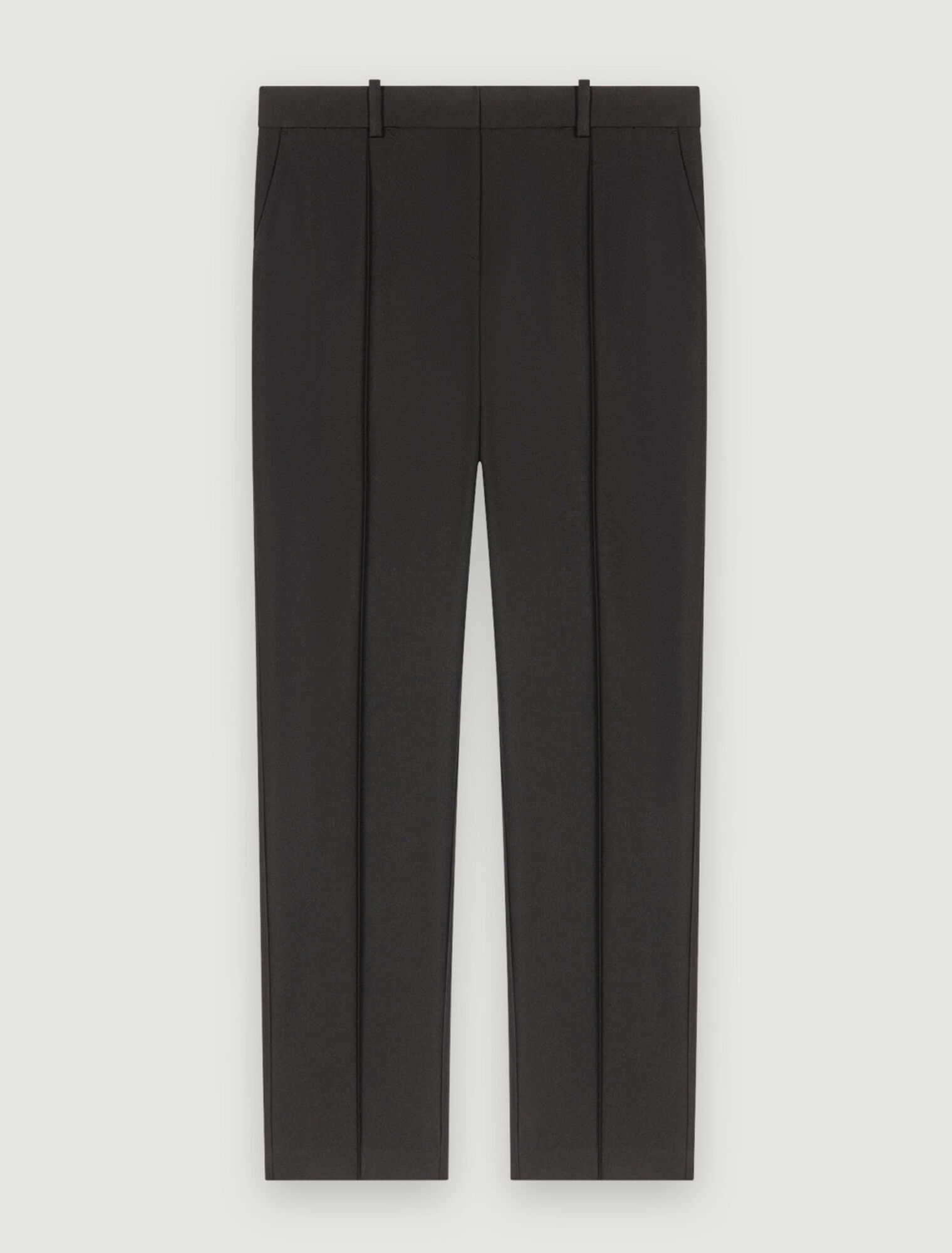 Black tailored trousers