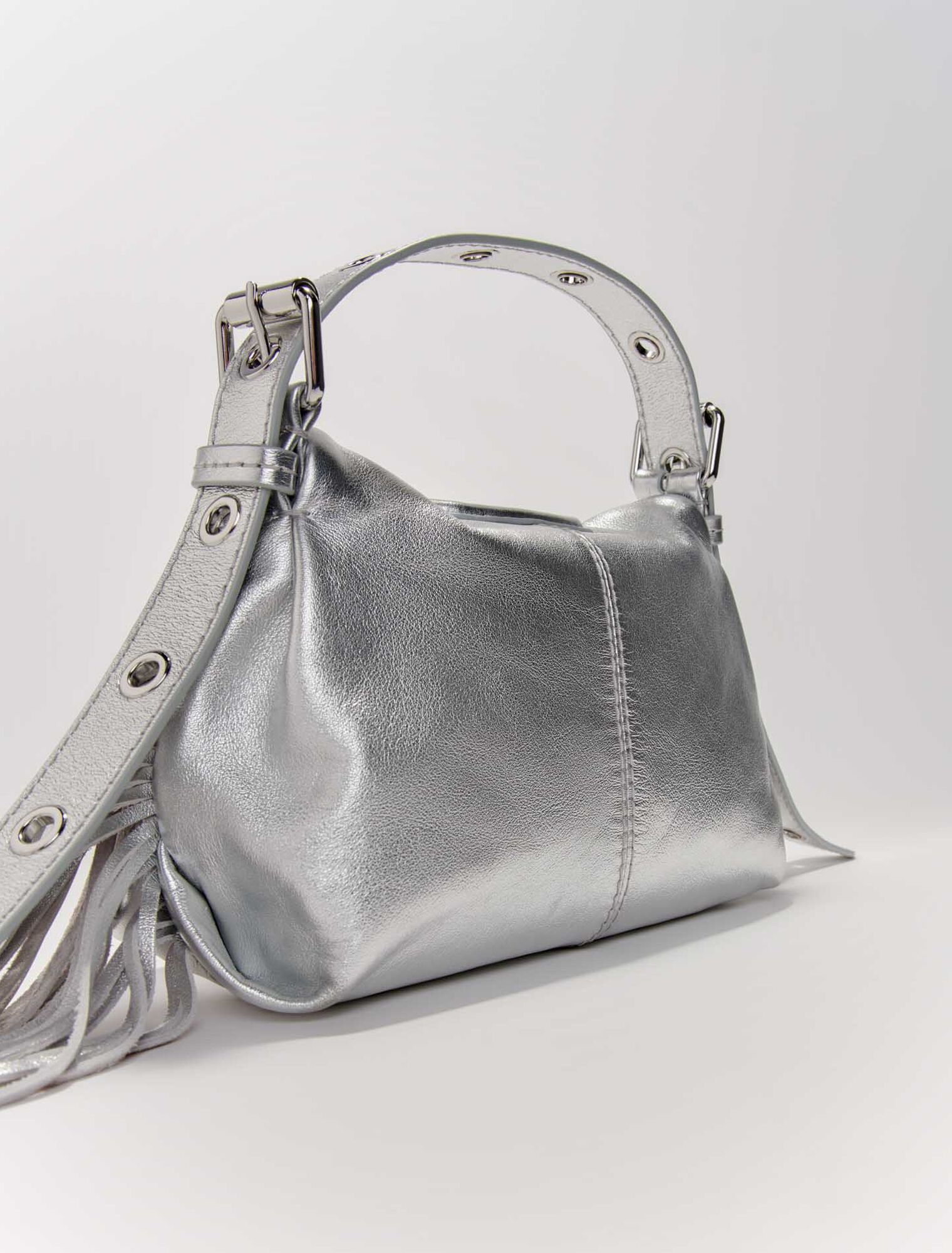 Metallic leather Miss M Mini bag