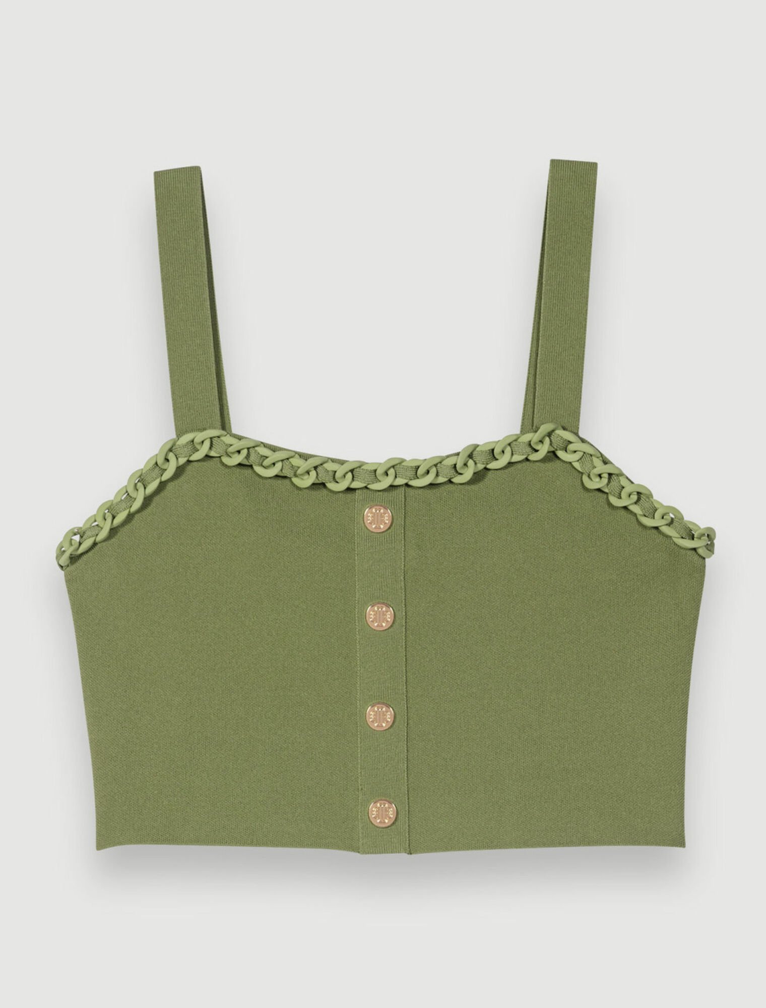 Backless crop top