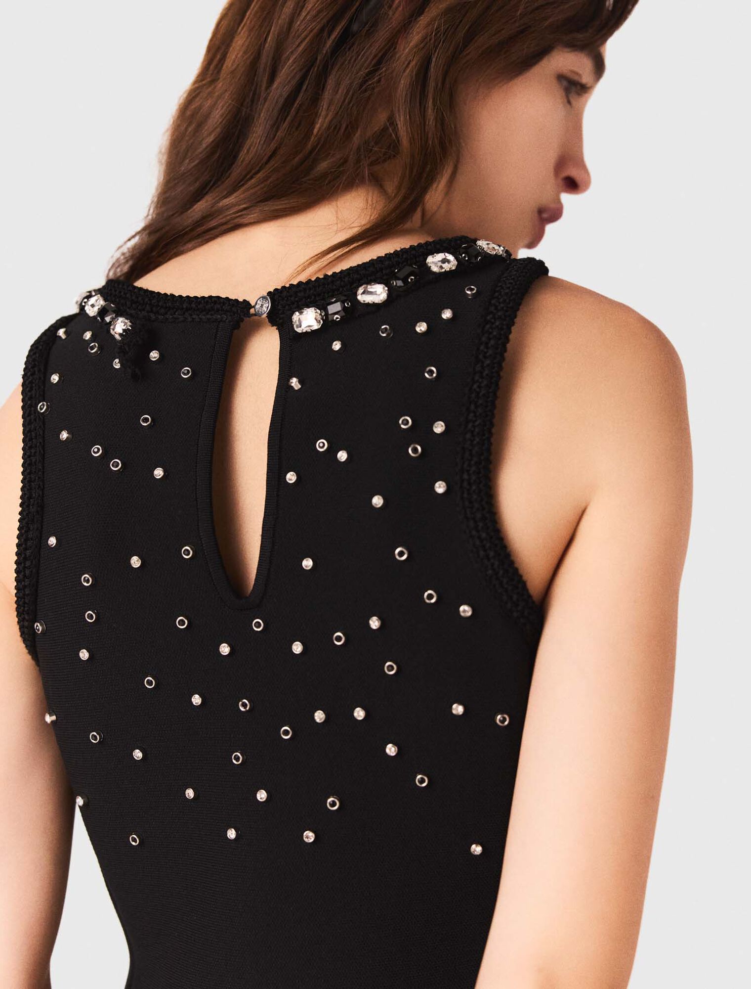 Jewelled skater dress