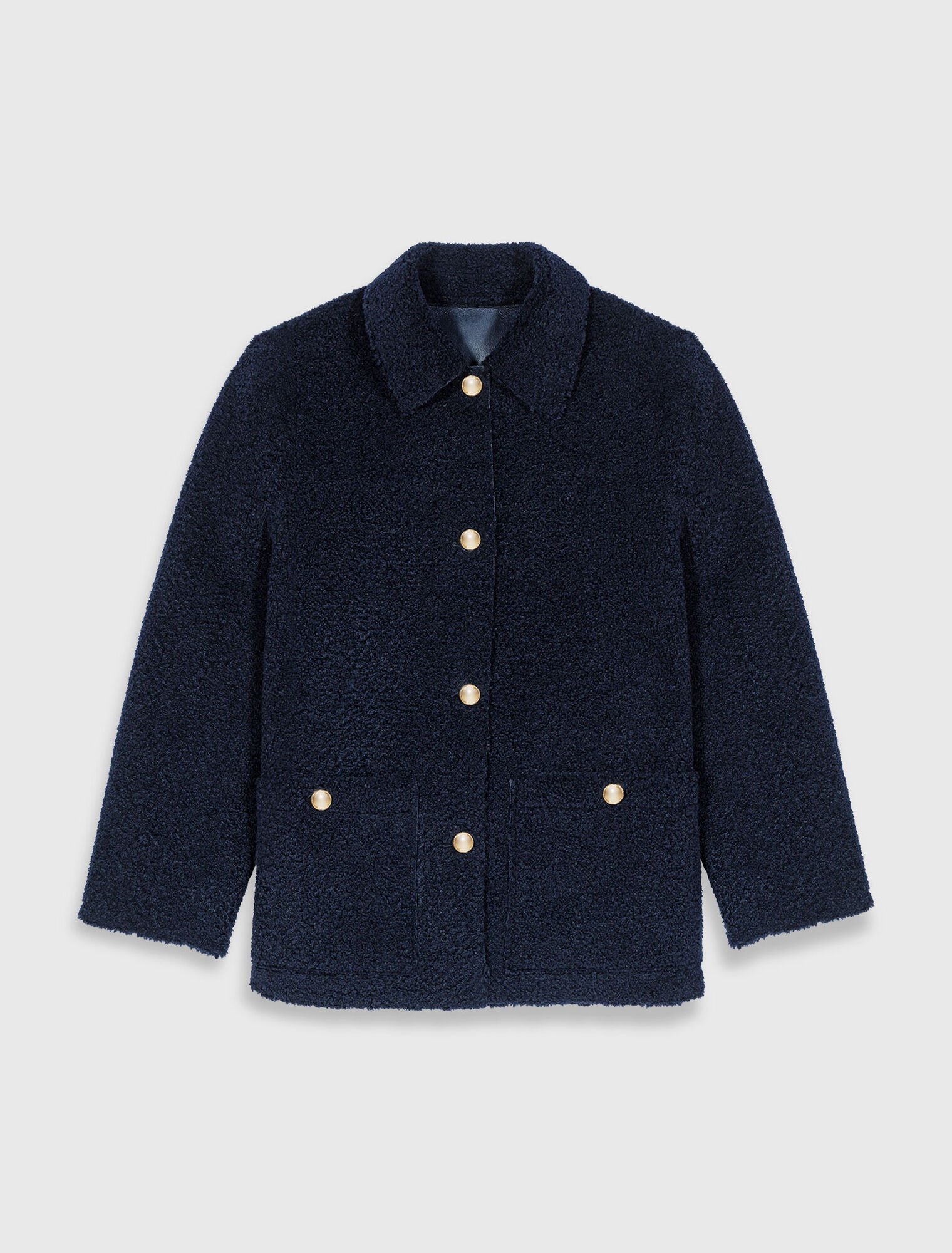 Reversible faux shearling