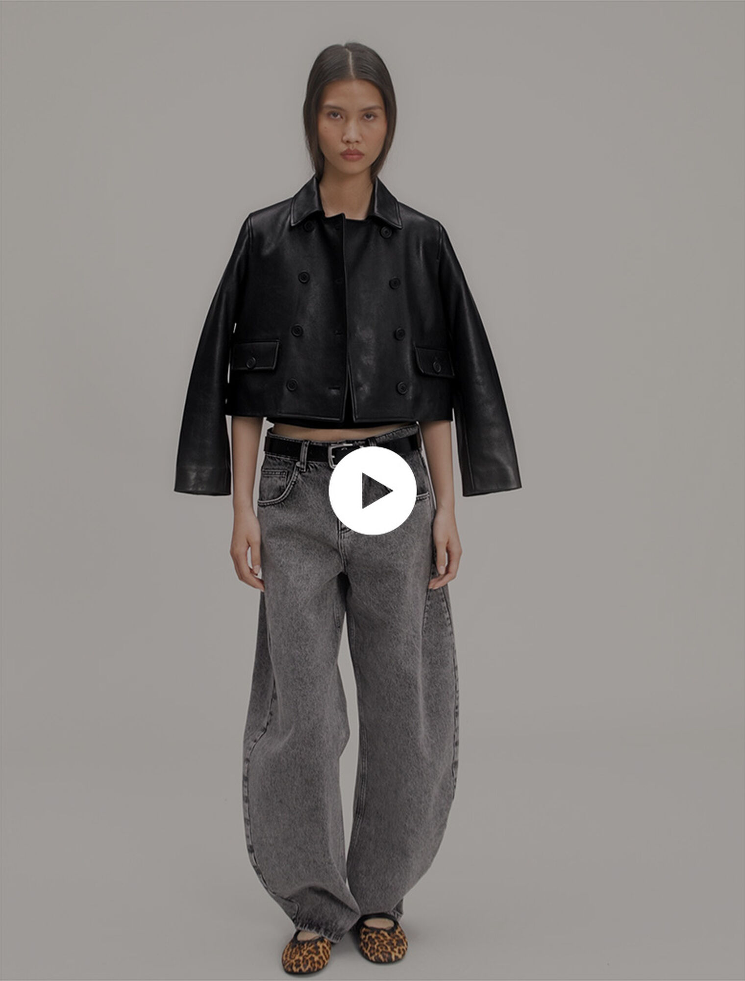 Oversized balloon jean