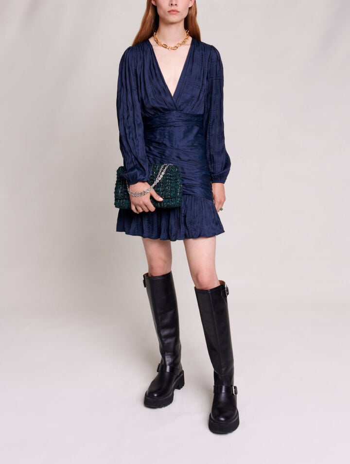 Short draped dress