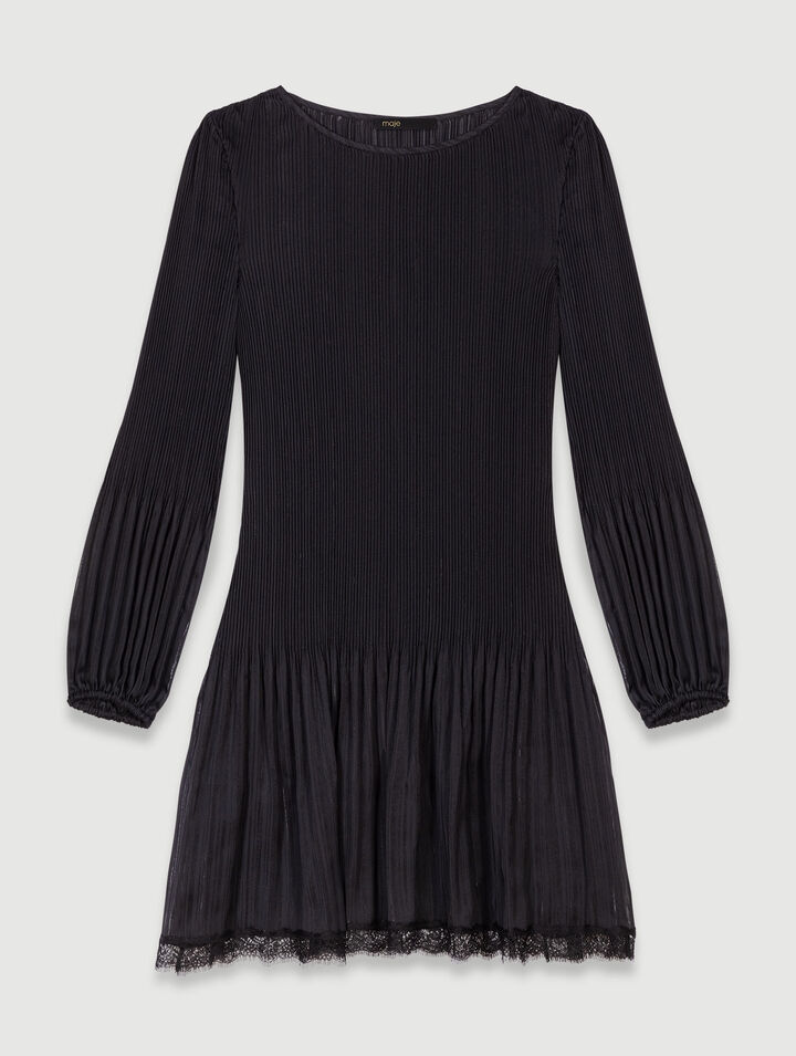 Short pleated dress