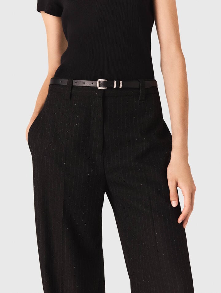 Rhinestone suit trousers