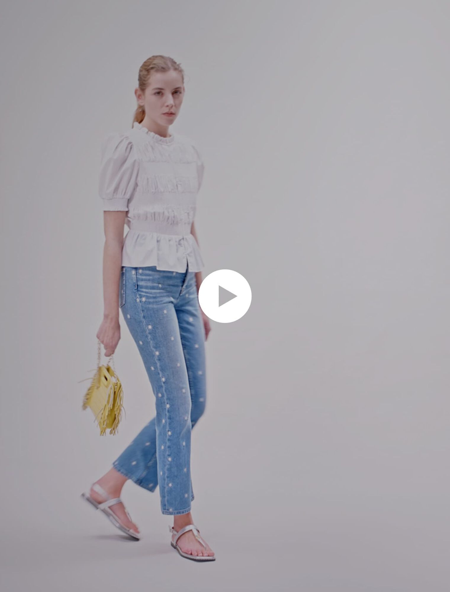 Embroidered jeans
