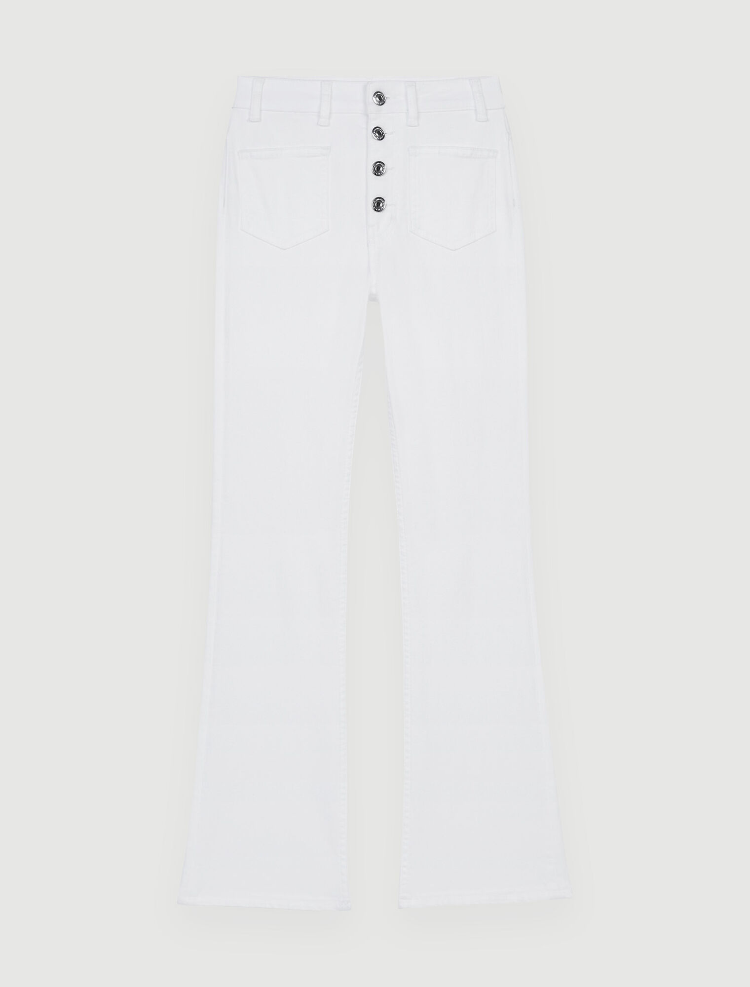 Flared jeans with pockets