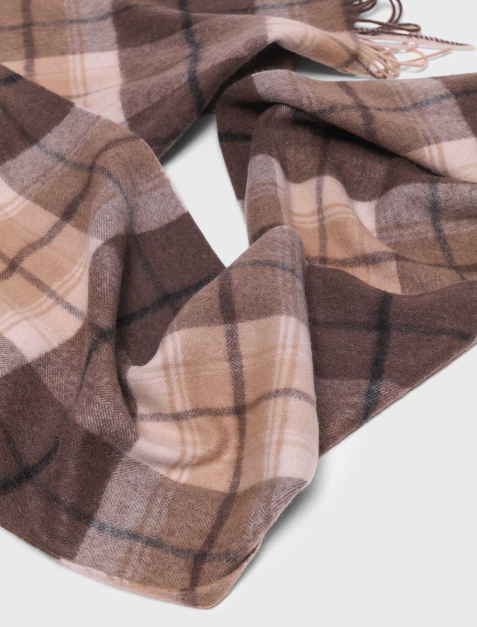 Wool check scarf Wool check scarf