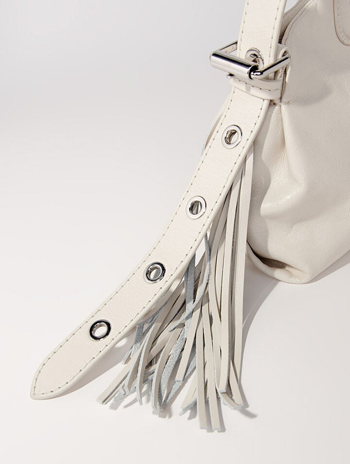 Crackle leather mini Miss M bag