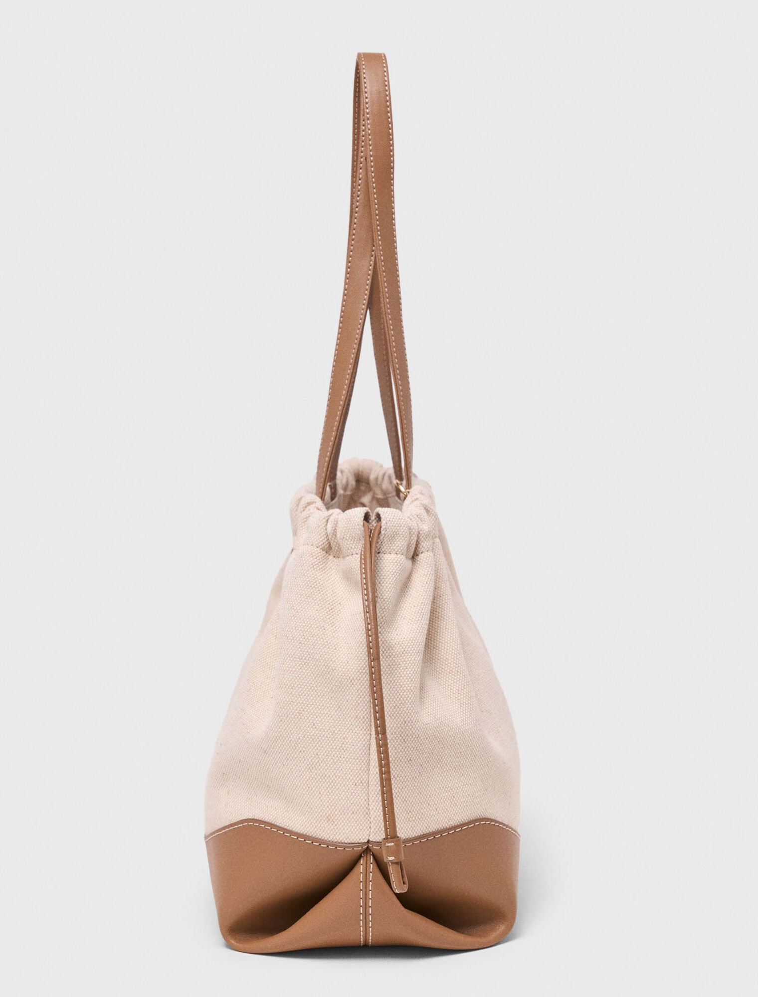 Milpli canvas and leather tote bag