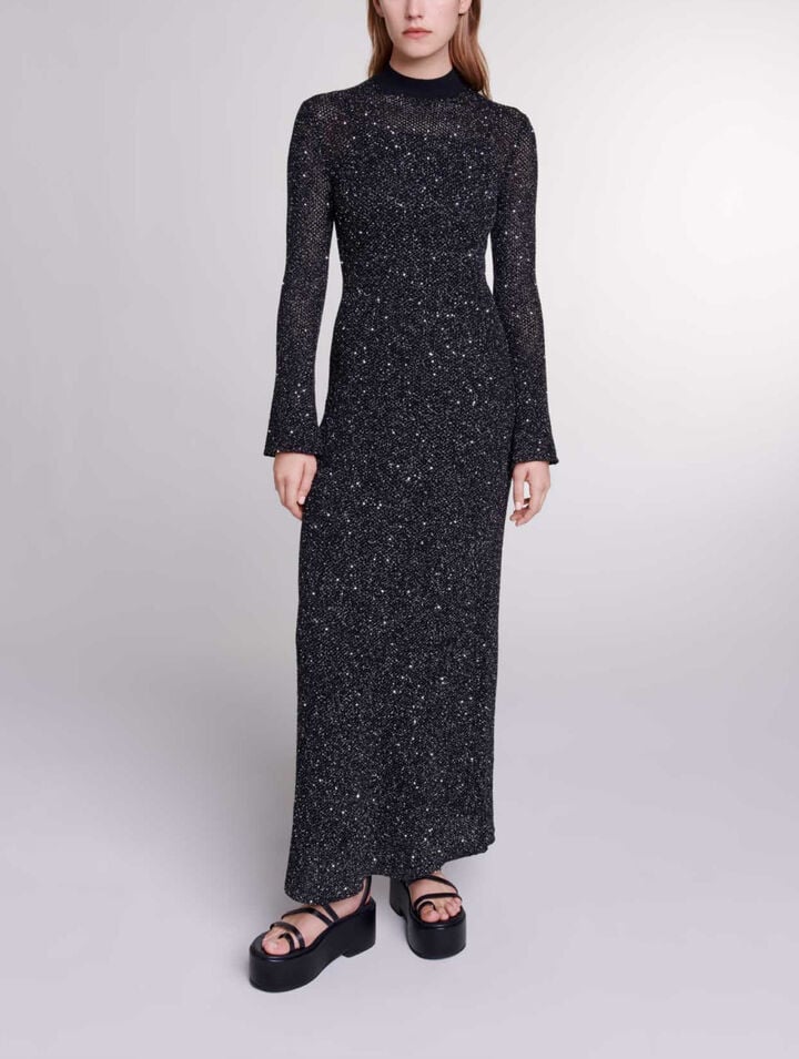 Knit maxi dress