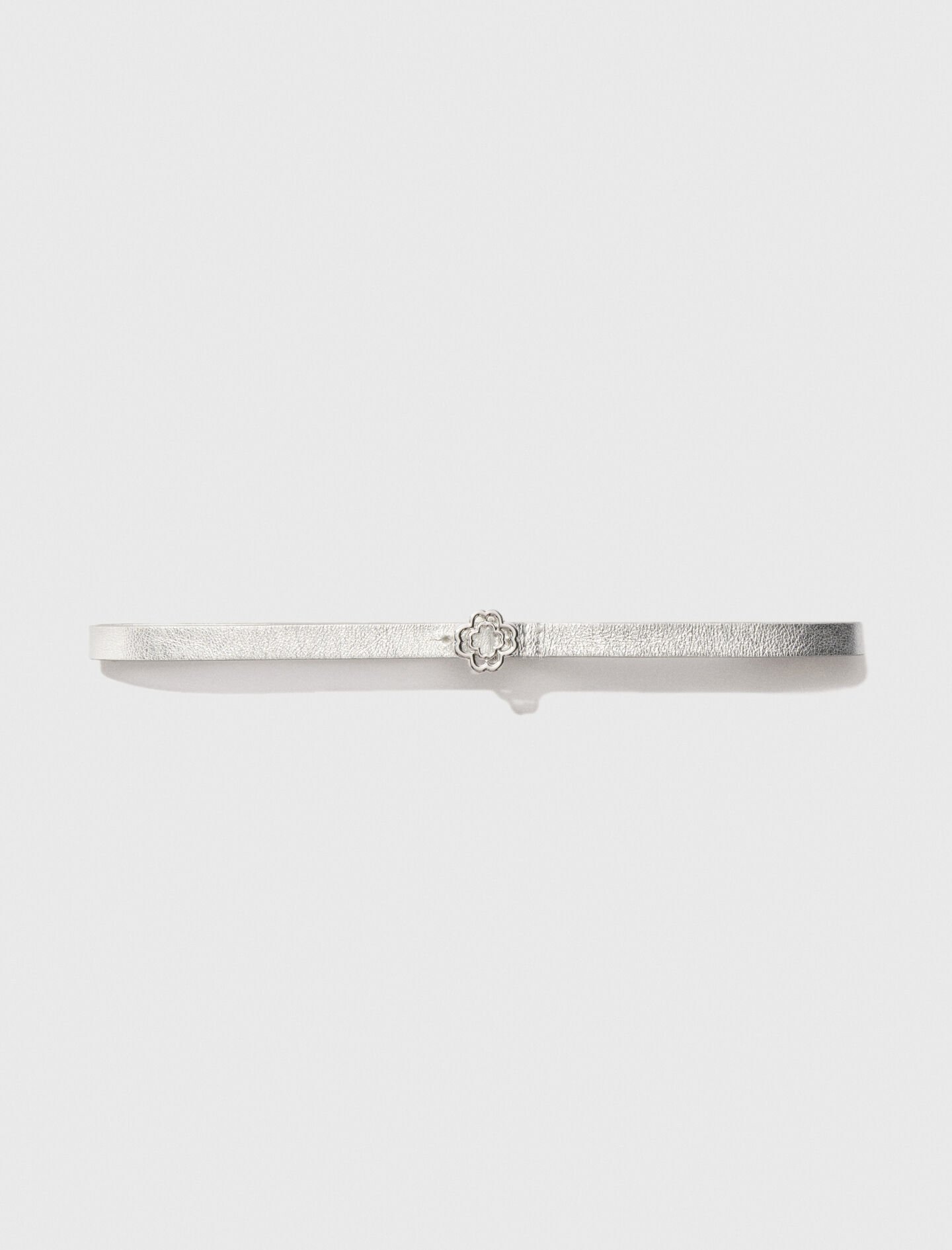 【SURGERY】surgery clover buckle belt 'white' Maje_MFACE00378-0500_F_1.jpg