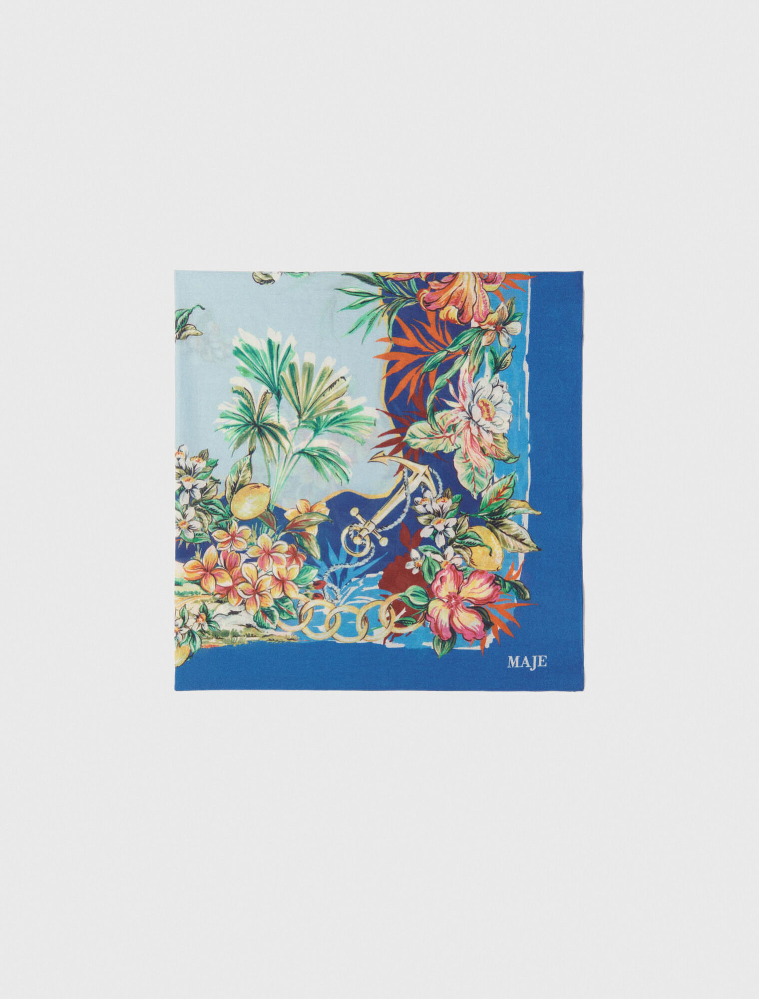 Cotton printed scarf