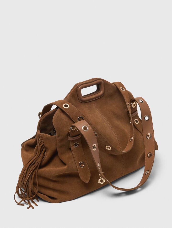 Suede Miss M XL bag